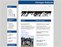 Tablet Screenshot of faringsoridskola.se